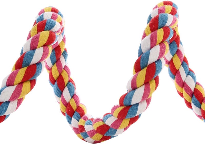 Jusney Bird Rope Perches,Parrot Toys 21 inches Rope Bungee Bird Toy (21 inches)[1 Pack] - Image 4